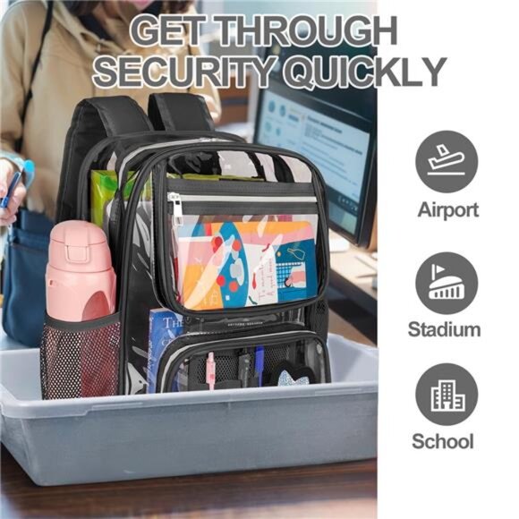 Clear Backpack Heavy Duty Backpack main image 4
